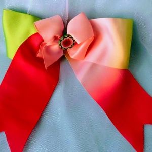 Watermelon Tails bow